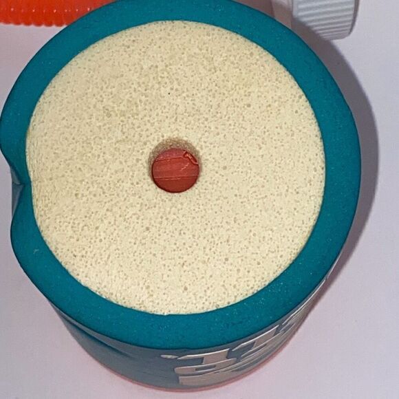 Taco Bell Multicolor 1990's Water Plastic Bottle with Foam Insulation and Straw - Picture 8 of 9